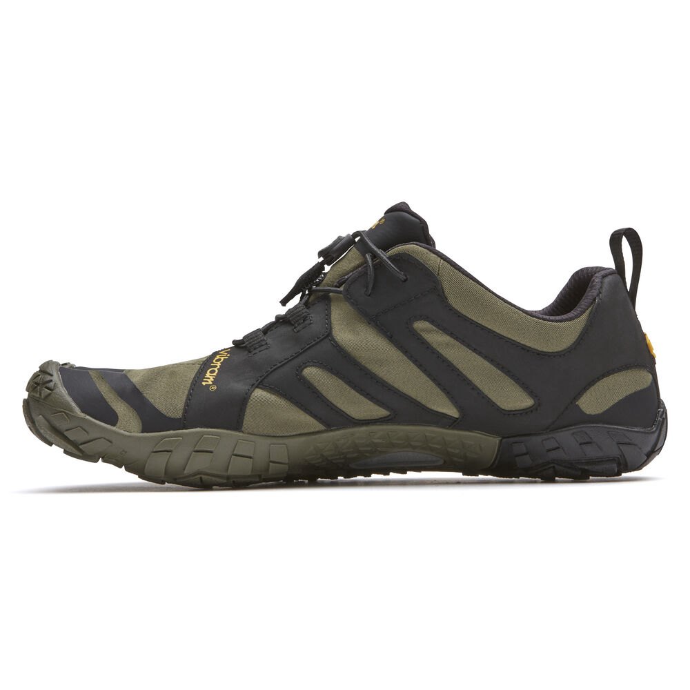 Vibram FiveFingers Dames V-Trail 2.0 - Bergschoenen Olijfgroen/Zwart - 745360CEL